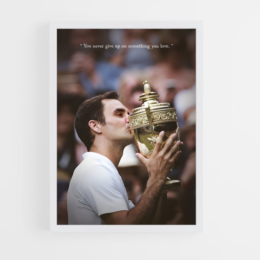 Poster Le Baiser de la Victoire – affiche Tennis (vue 3)